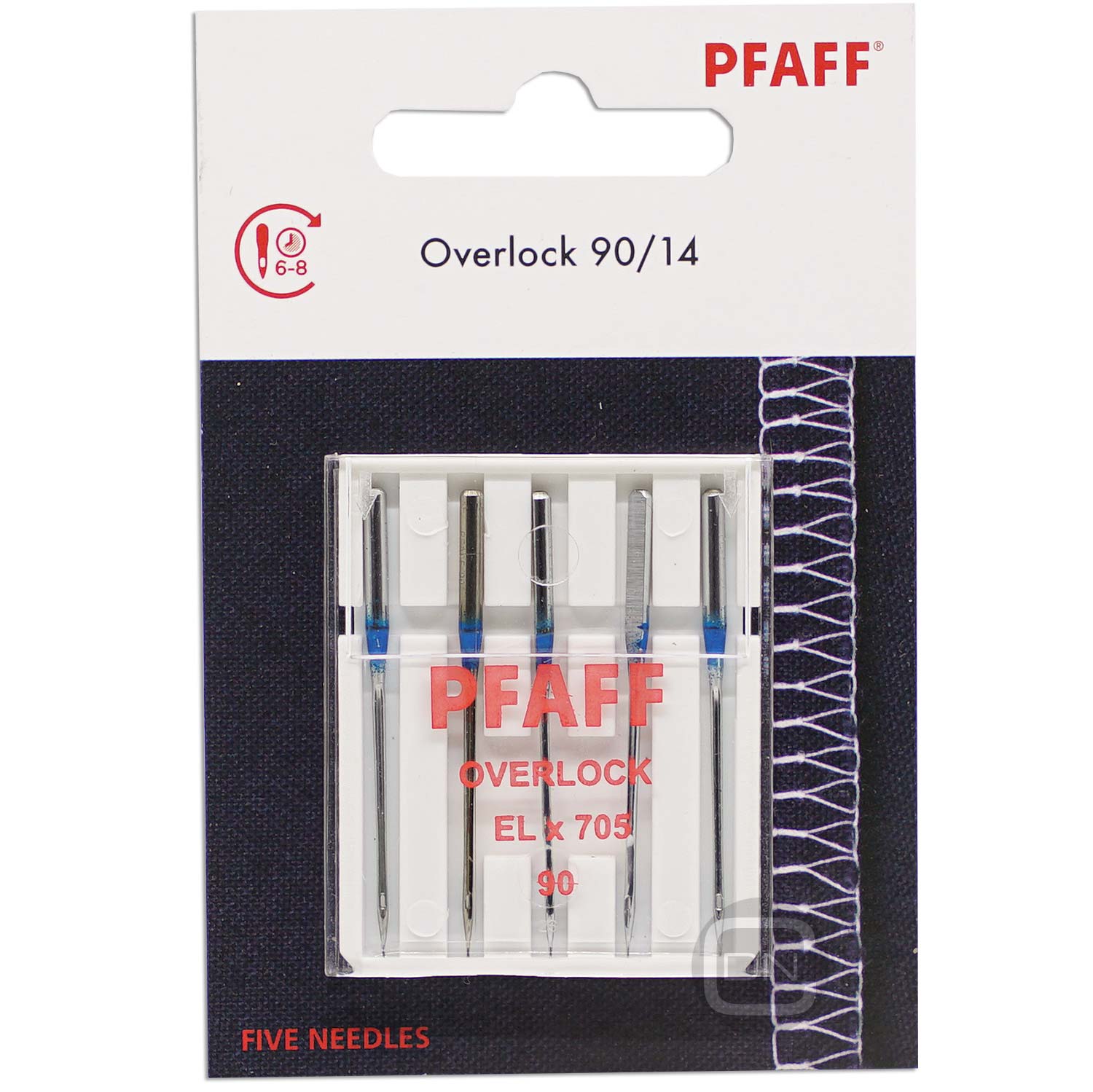 overlock_nadel_1882100 Overlock Nadel ELx705 Stärke 90 5er Pack Pfaff