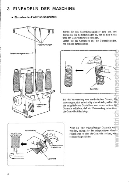 Anleitung SINGER 14U14B 14U74B