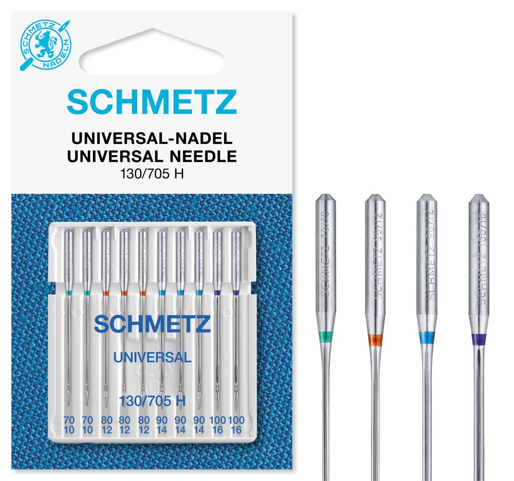 Universal Nadel Sortiment Stärke 70 80 90 100, 10er Pack (Schmetz)