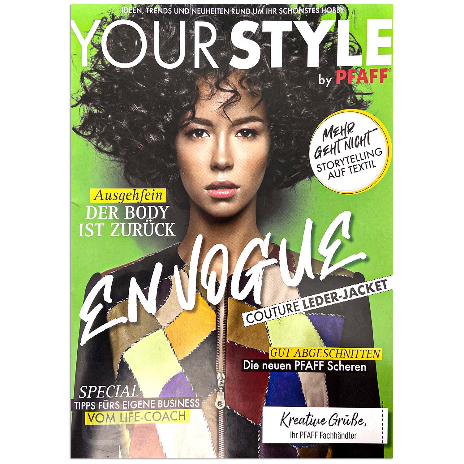 Pfaff YourStyle Magazin Oktober 2021