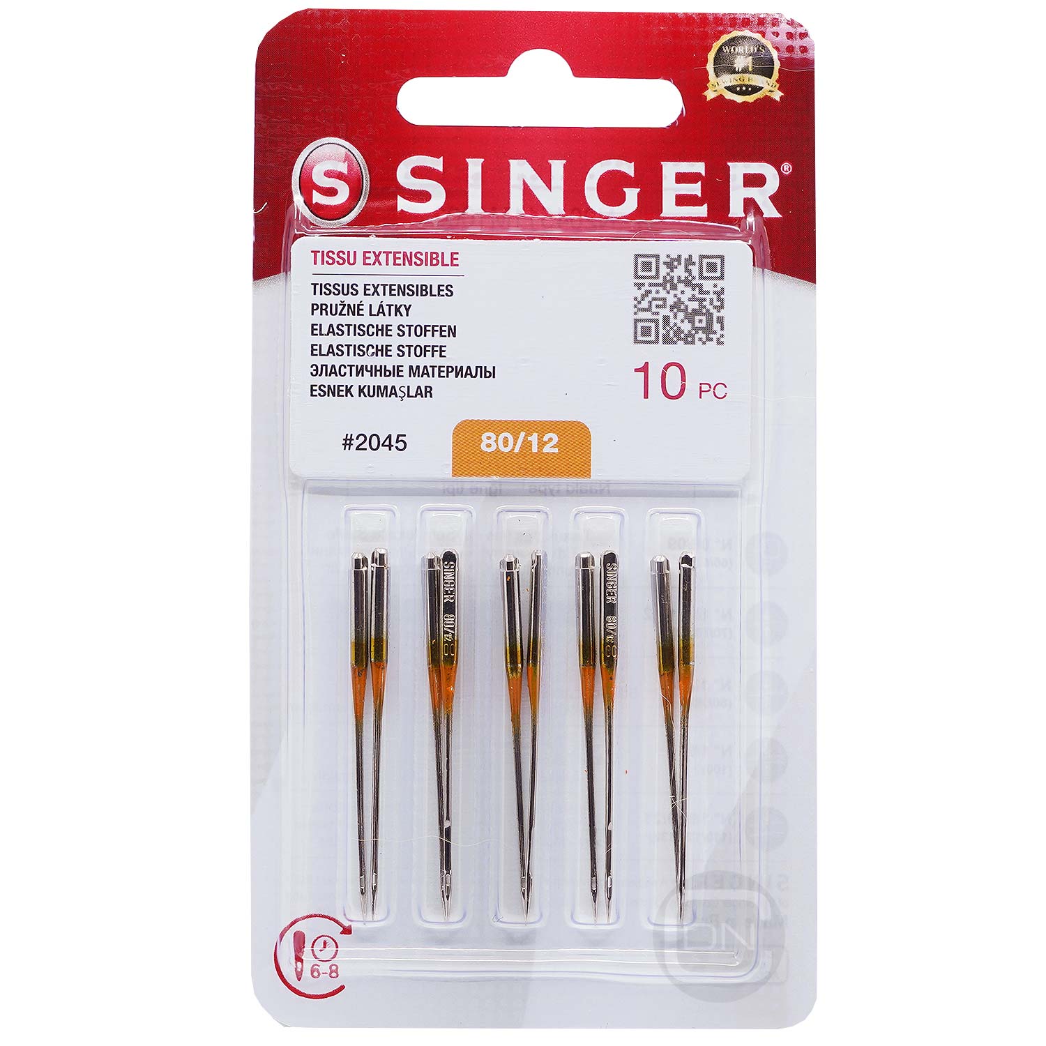 Stretch Nadel Stärke 80 10er Pack SINGER