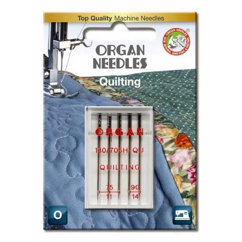 Quilt-Nadel Sortiment Stärke 75 90 5er Pack ORGAN