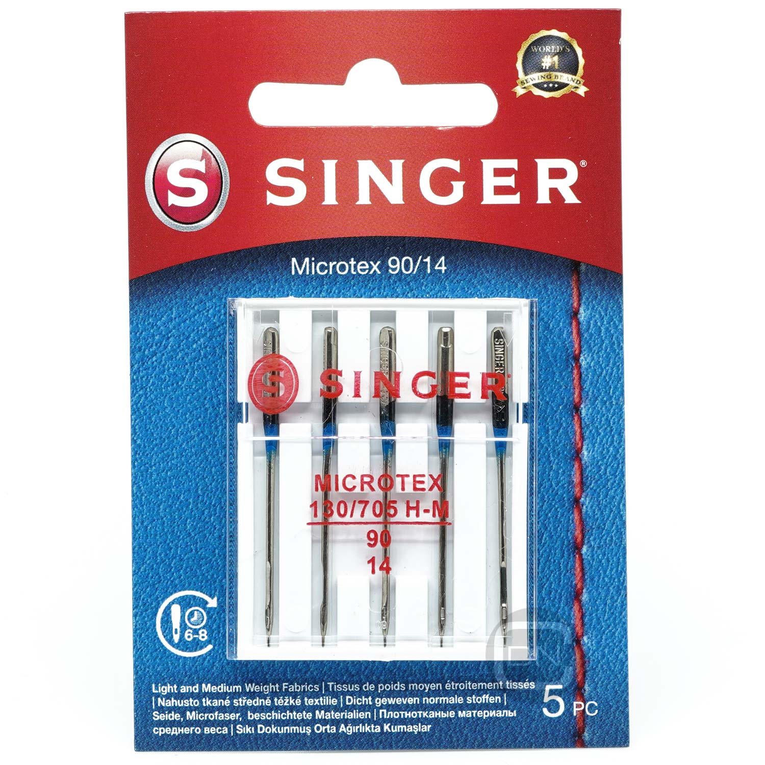 microtex_nadel_1707700 Microtex Nadel Stärke 90 5er Pack SINGER