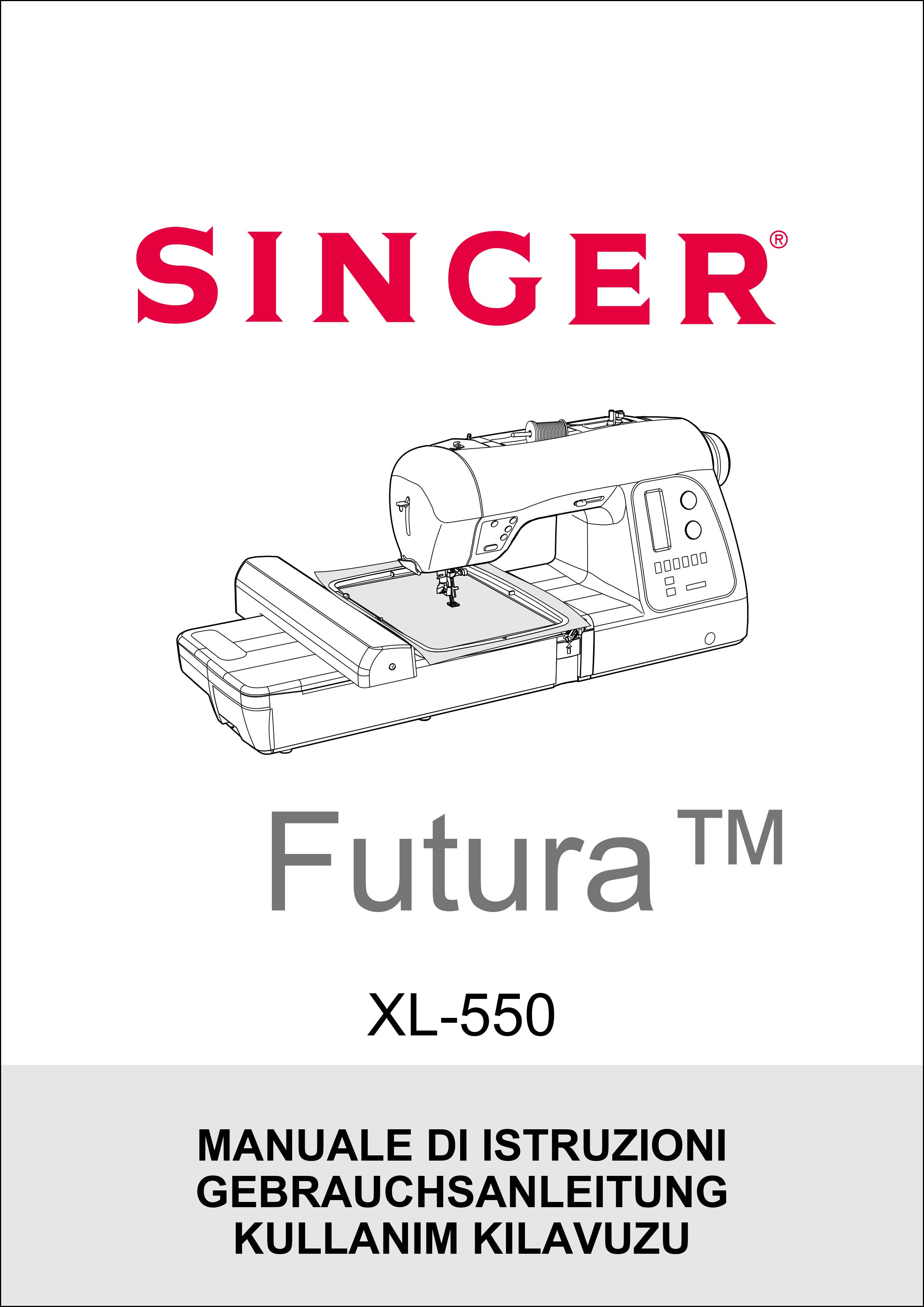 Anleitung SINGER Futura XL-550