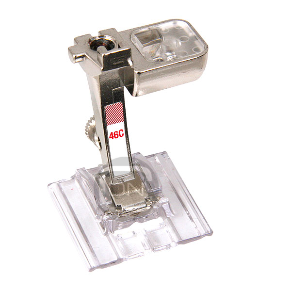 Biesen-Deko-Stichfuß transparent 46C Bernina NEU