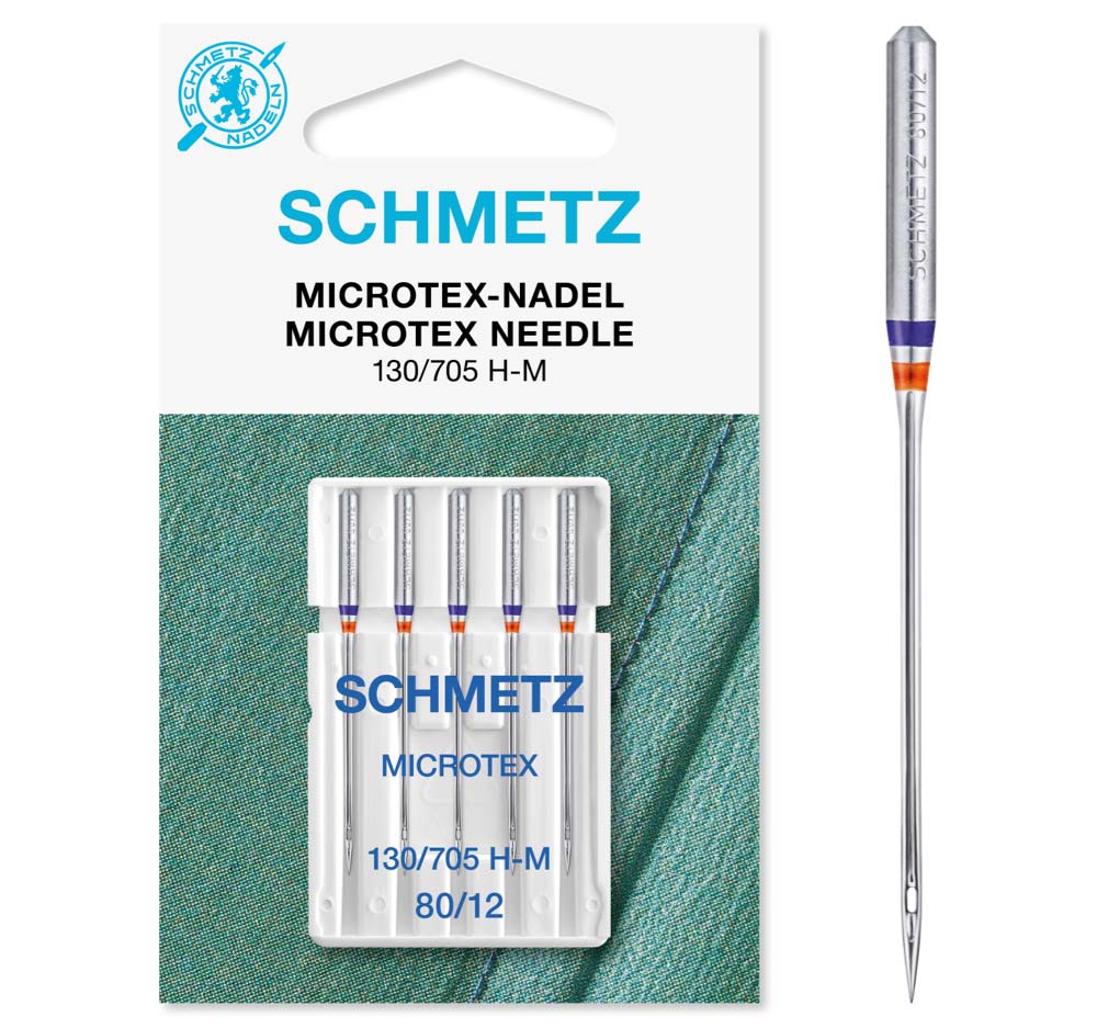 Microtex Nadel Stärke 80 5er Pack Schmetz Microtex Nadel Stärke 80 5er Pack Schmetz
