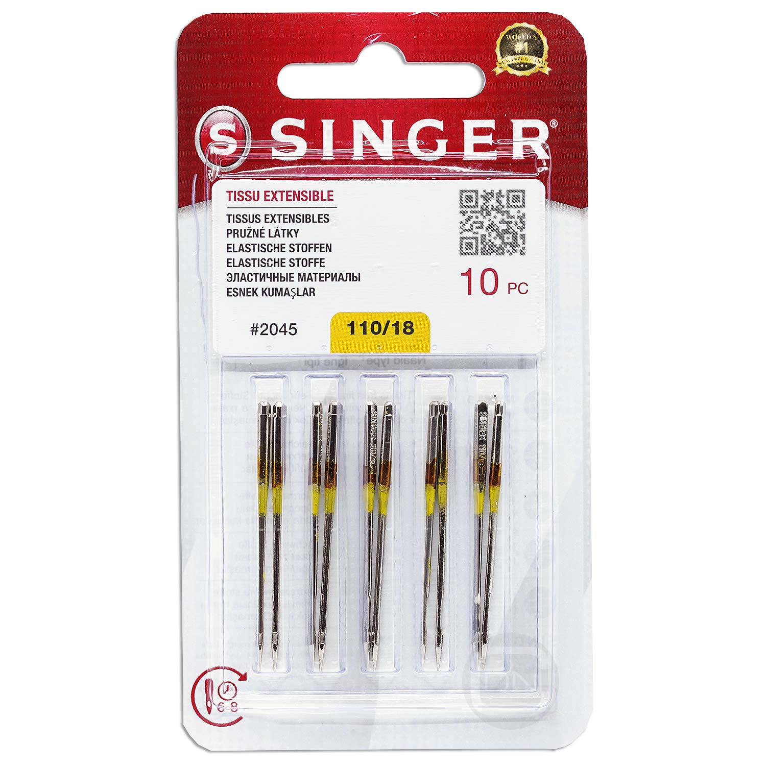 Jersey Nadel Stärke 110 10er Pack SINGER