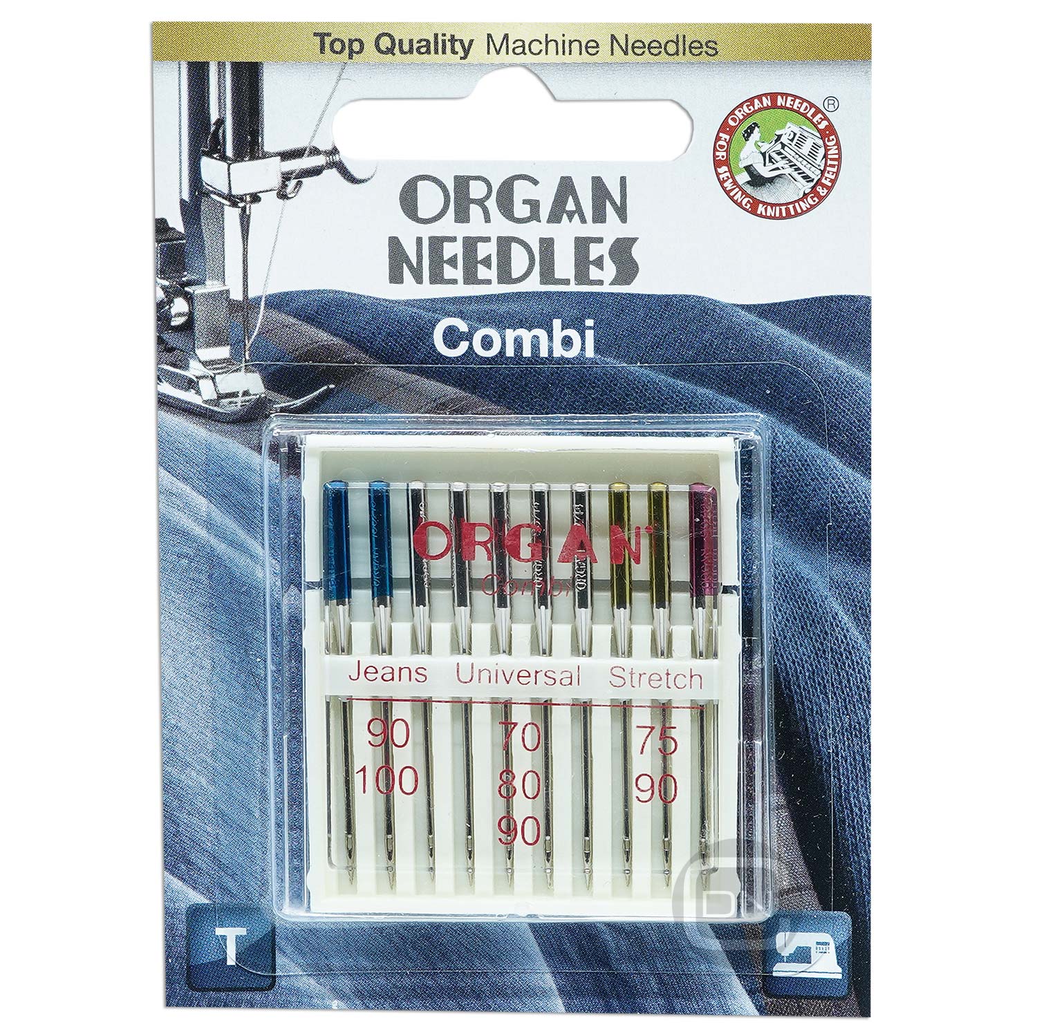 combibox_1879400 Nadel Sortiment Jeans Universal Stretch 10er Pack Organ