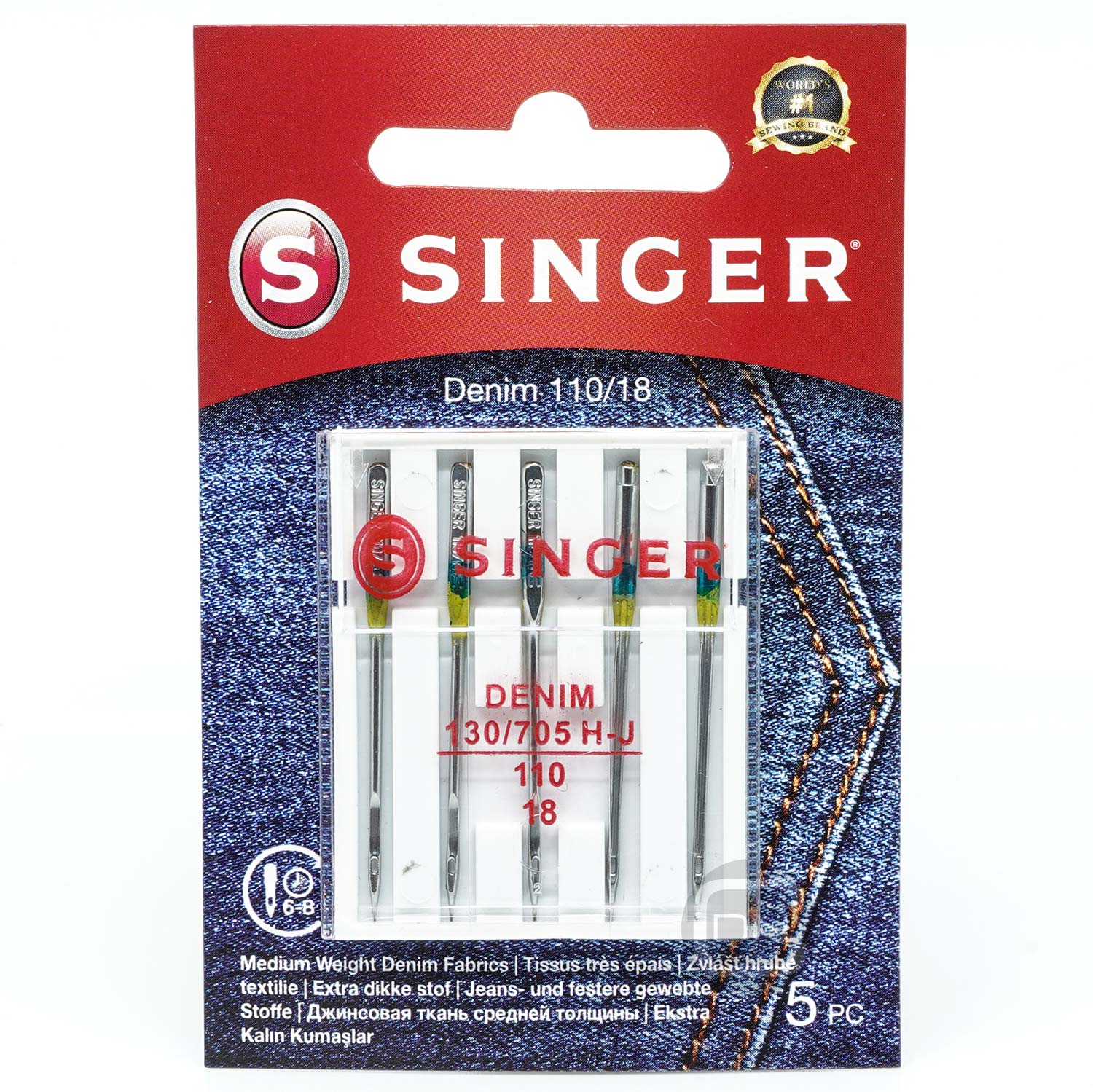jeans_nadel_1708900 Jeans Nadel Stärke 110 - 5er Pack SINGER
