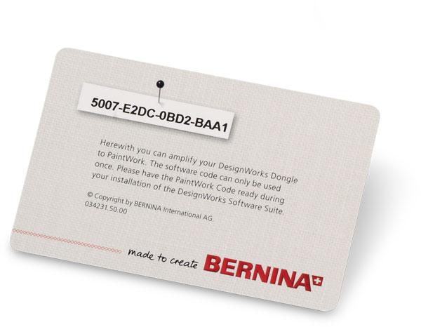 bernina_designworks_code Bernina DesignWorks - CrystalWork Aktivierungscode