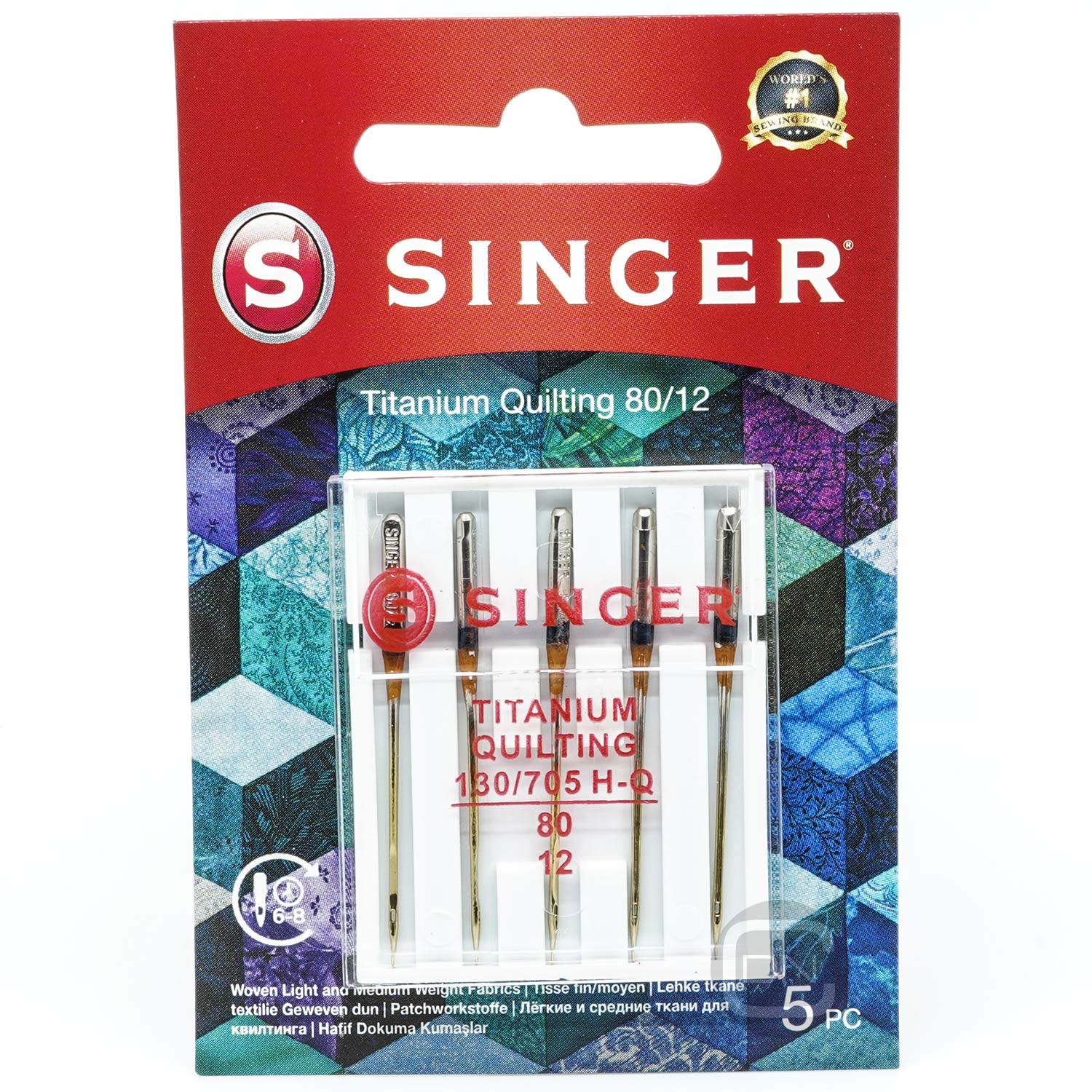 Quilt Nadel Titan Stärke 80 5er Pack SINGER