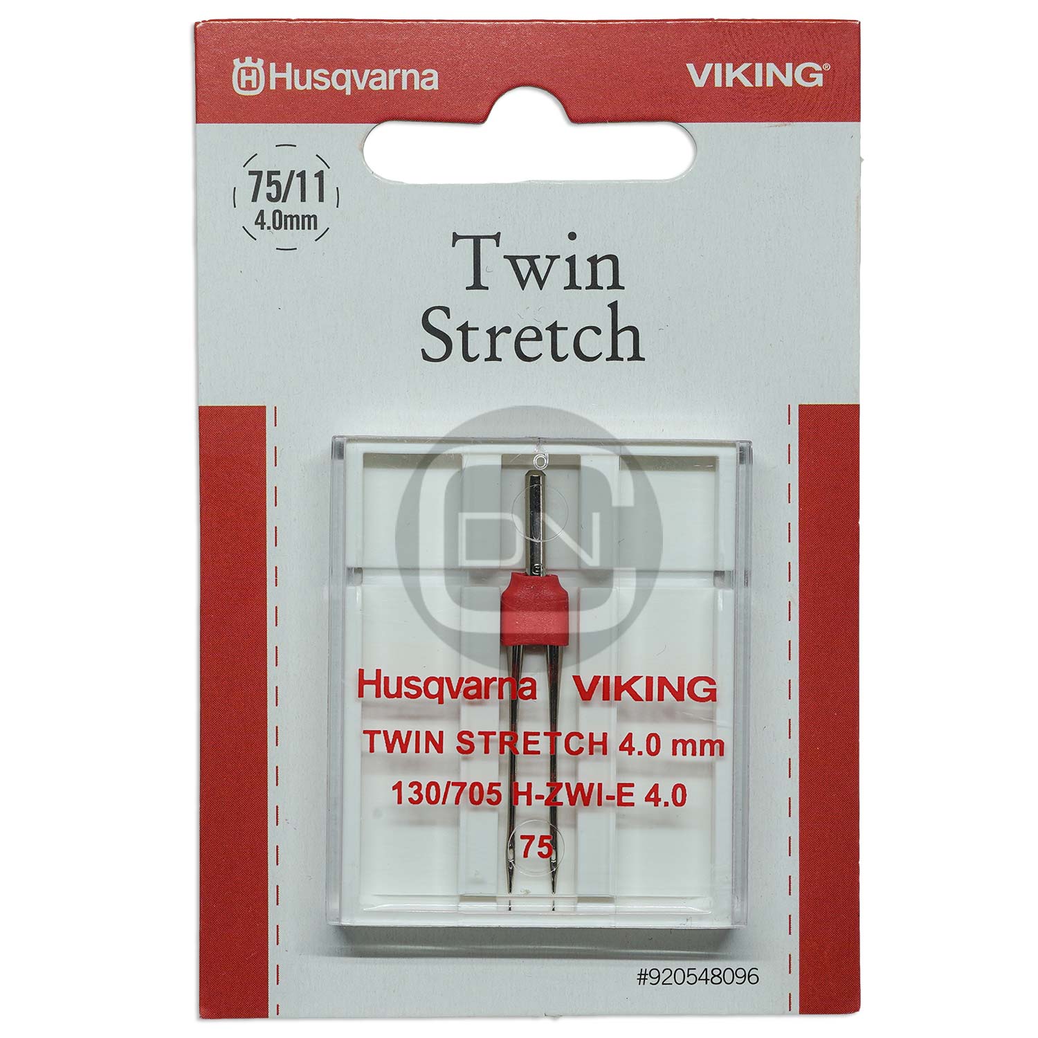 Zwillingsnadel 4,0 mm Stretch Stärke 75 Husqvarna