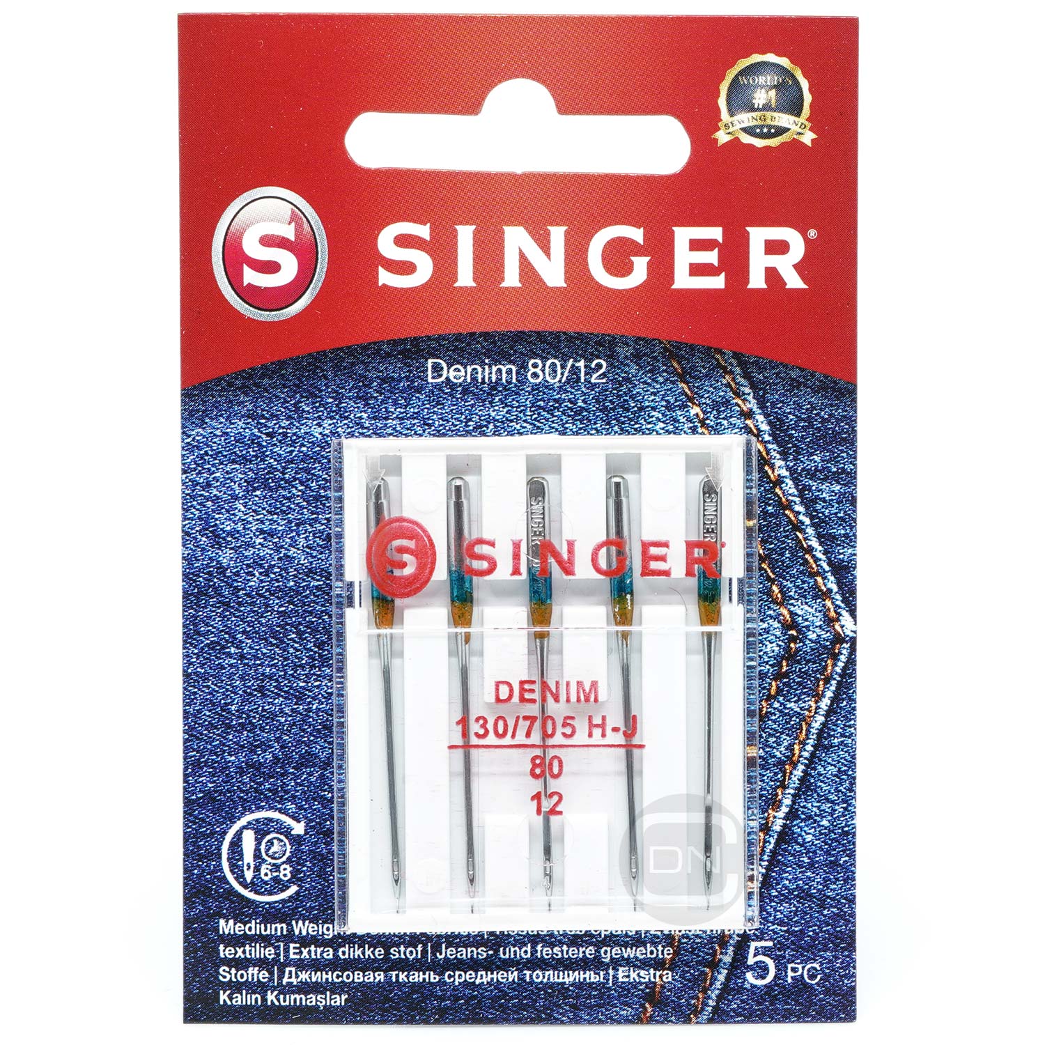 jeans_nadel_1706800 Jeans Nadel Stärke 80 - 5er Pack SINGER