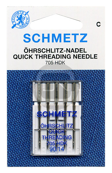 Öhrschlitz Nadel Stärke 90, 5er Pack Schmetz