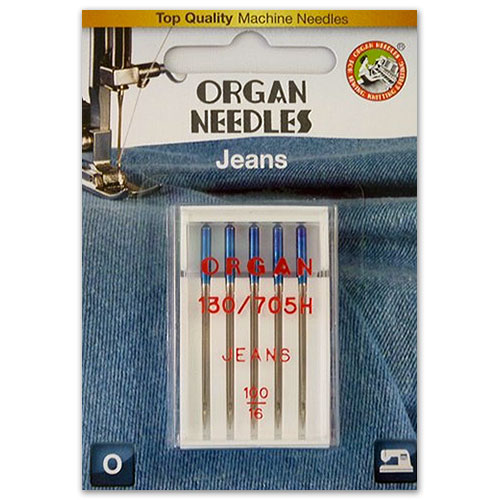 jeans_nadel_0311500 Jeans Nadel Stärke 100 5er Pack ORGAN
