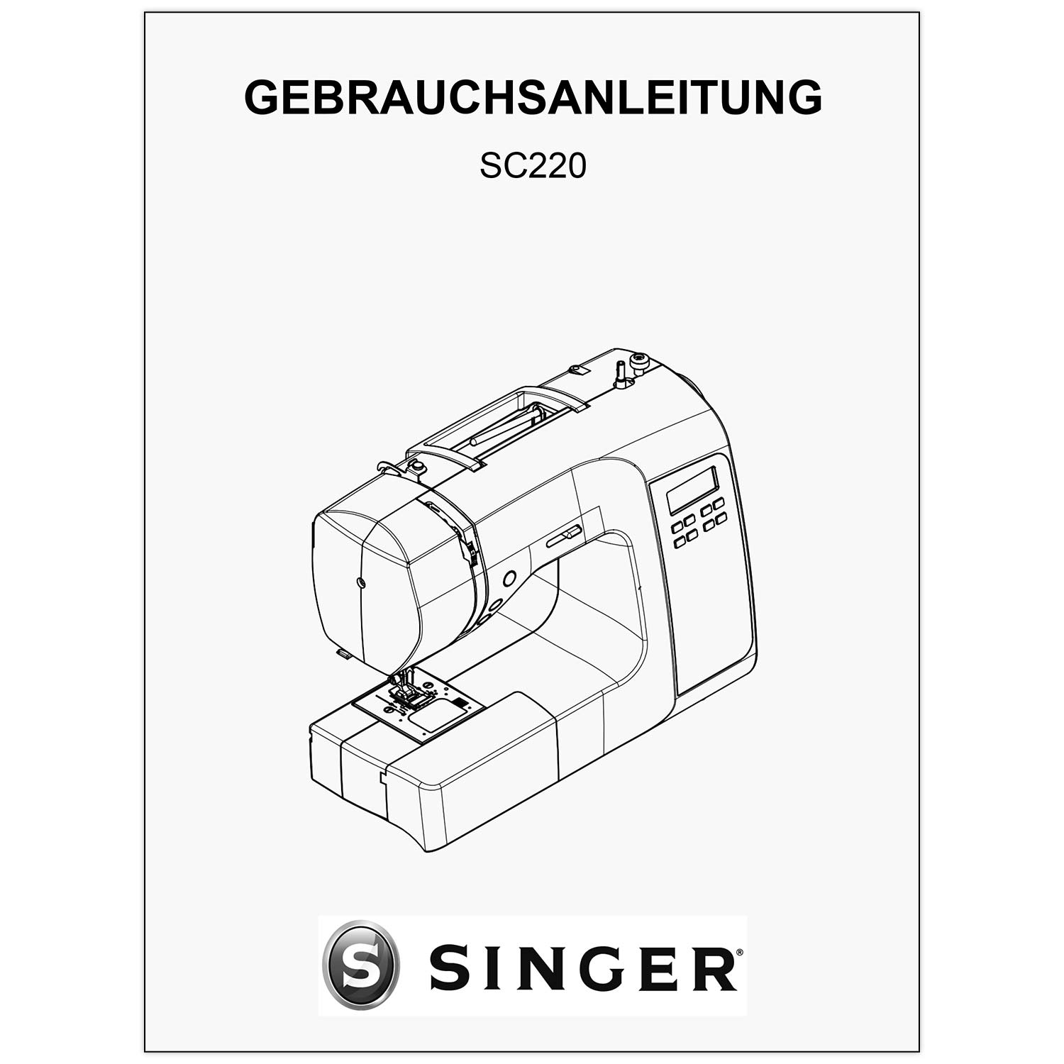 Anleitung SINGER SC220