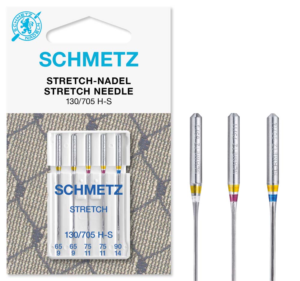 Stretch Nadel Sortiment Stärke 65 75 90, 5er Pack (Schmetz)