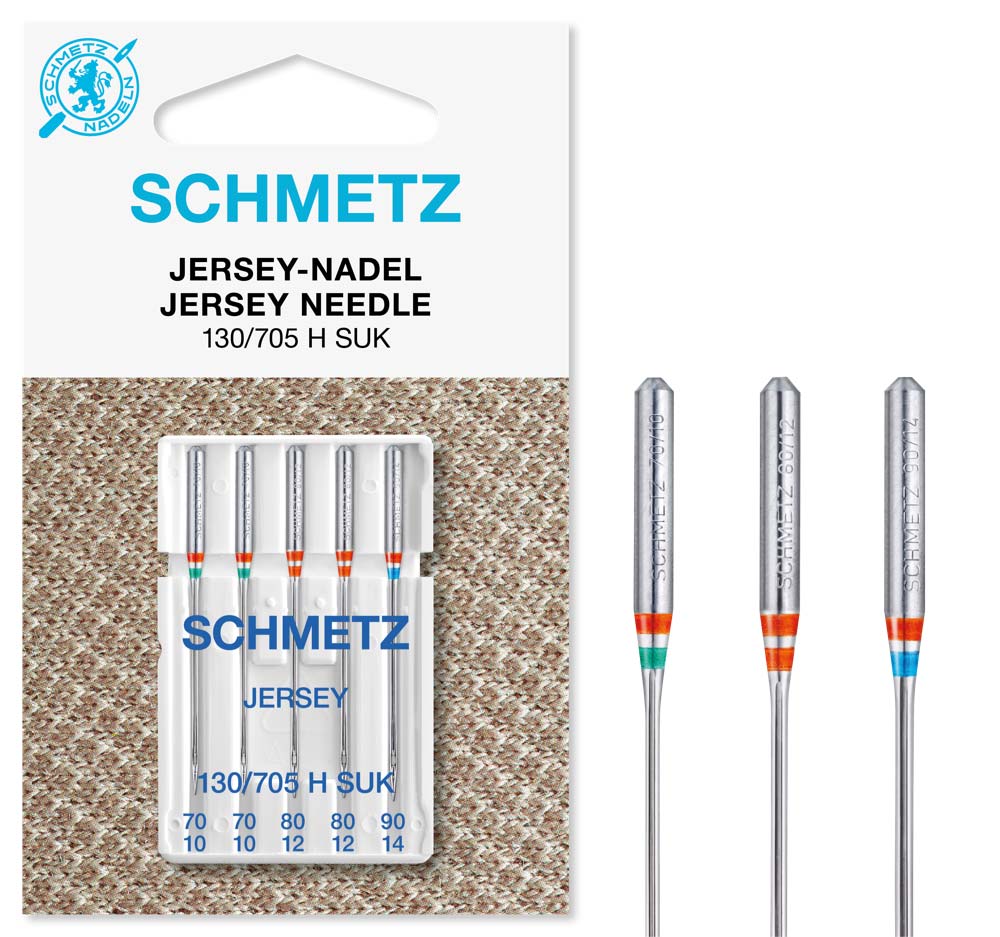 Jersey Nadel Sortiment Stärke 70 80 90 5er Pack - Schmetz Jersey Nadel Sortiment Stärke 70 80 90 5er Pack - Schmetz