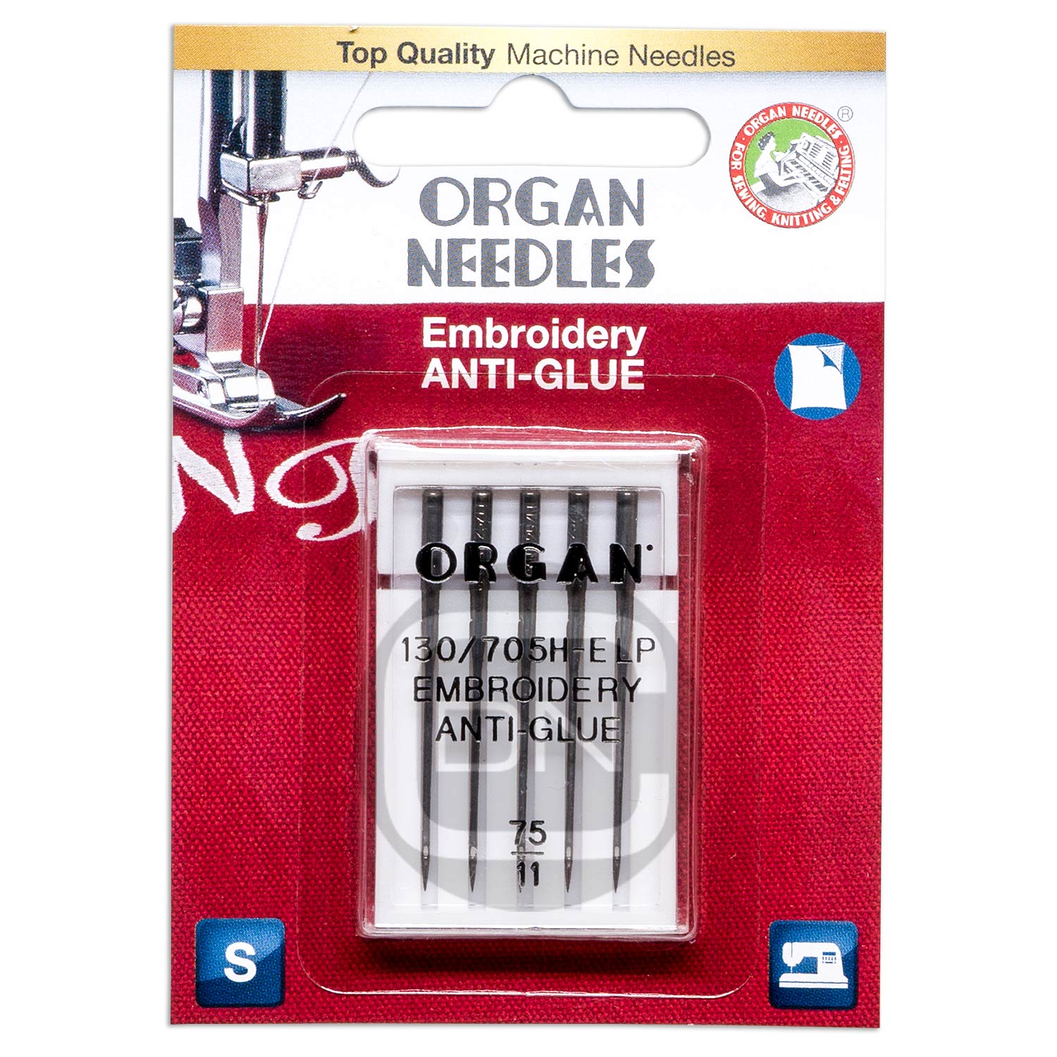 Sticknadel Anti-Glue Stärke 75 5er Pack ORGAN