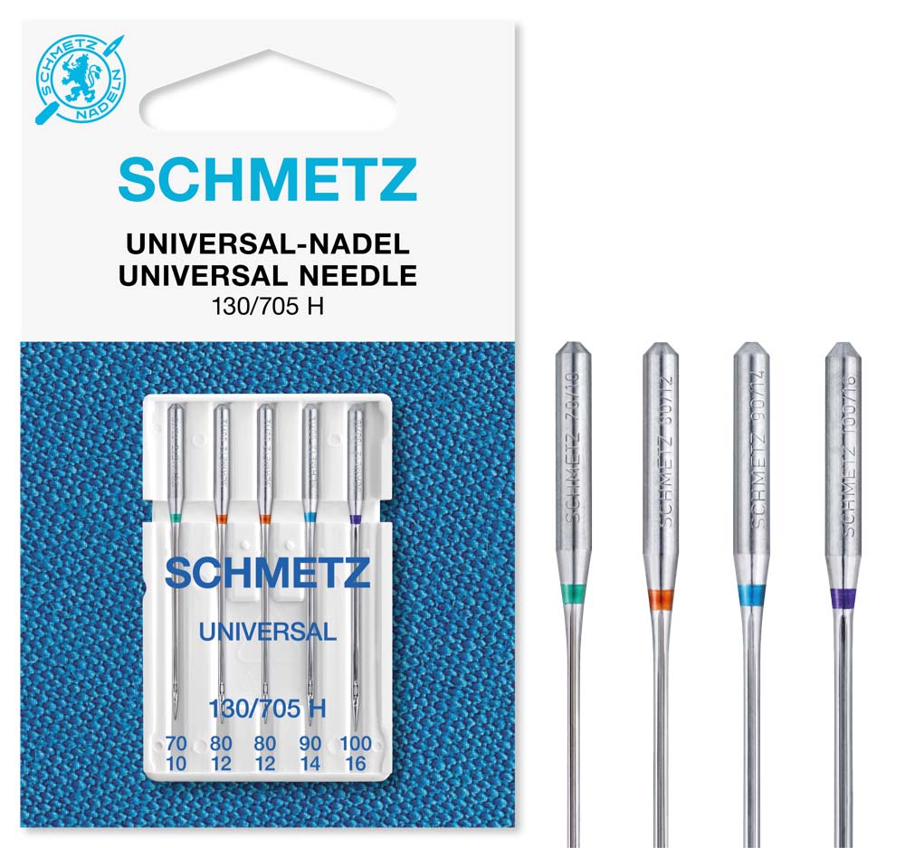 Universal Nadel Sortiment Stärke 70 80 90 100, 5er Pack Schmetz