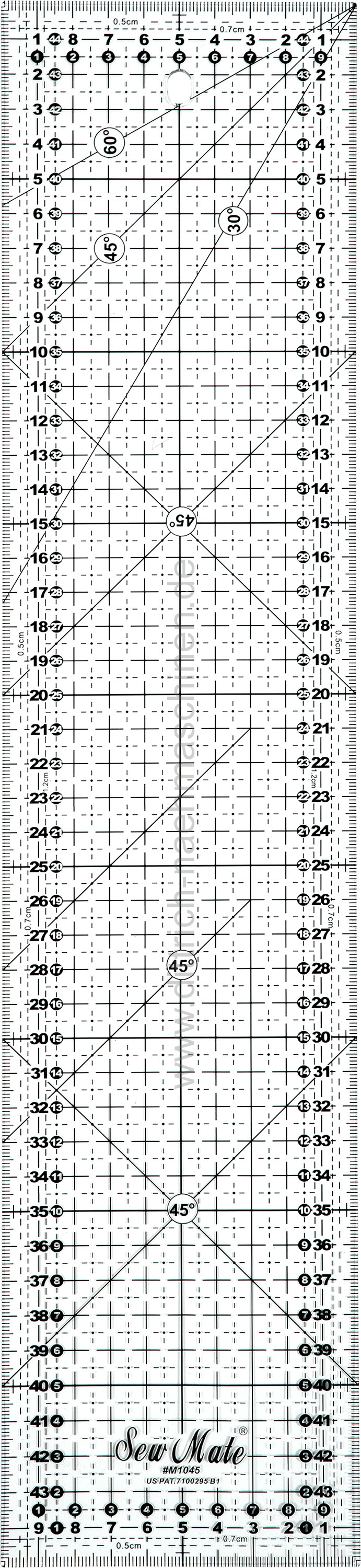 Patchwork Lineal 10 x 45 cm (Sew Mate)