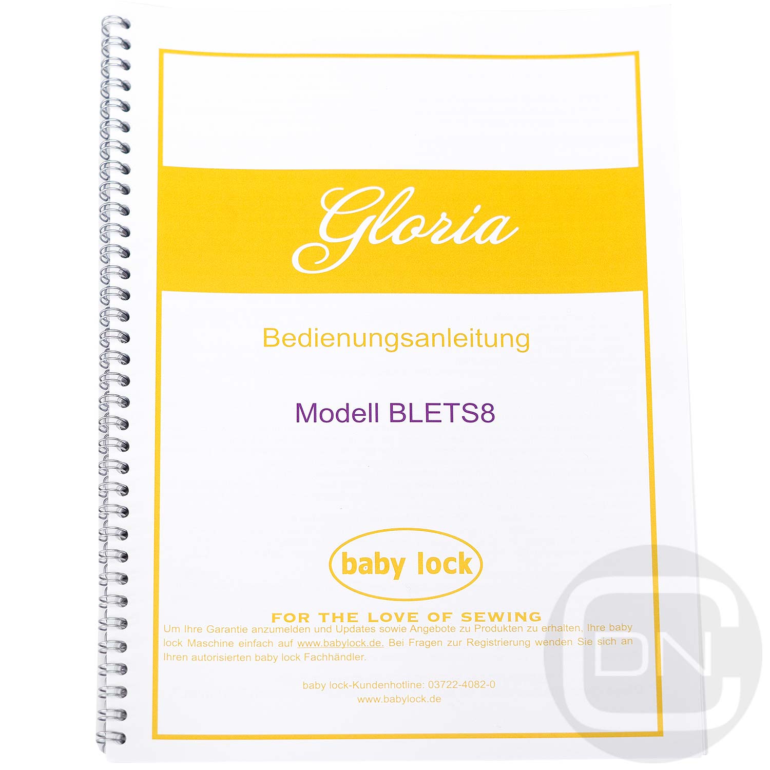 Anleitung baby lock gloria