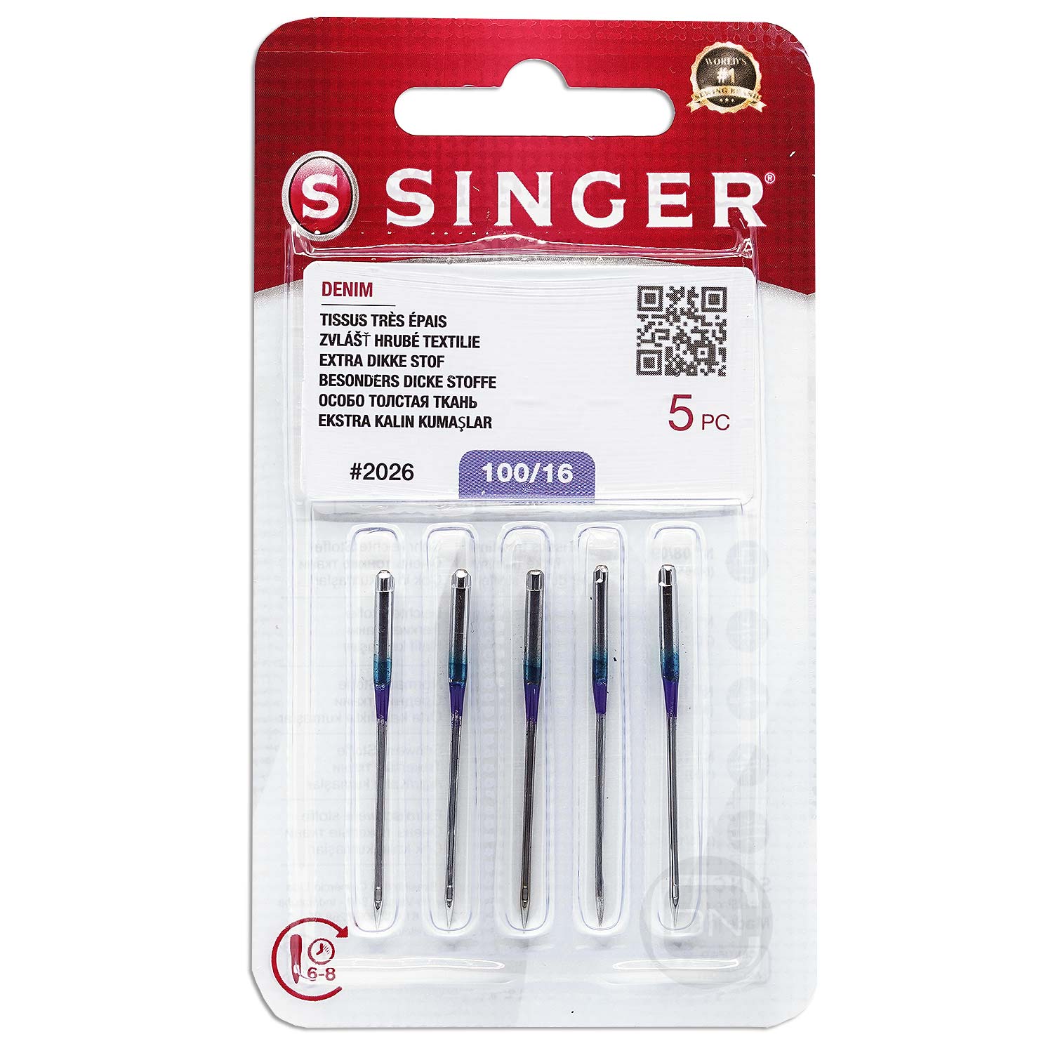 jeans_nadel_0319800 Jeans Nadel Stärke 100 5er Pack SINGER