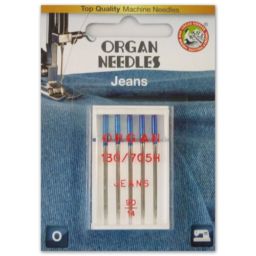 Jeans Nadel Stärke 90 5er Pack ORGAN