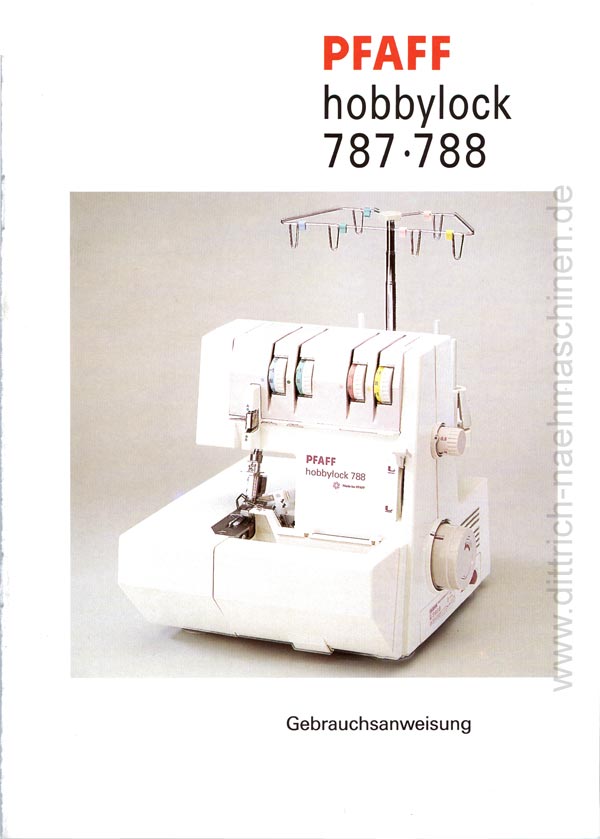 Anleitung Pfaff hobbylock 787 788