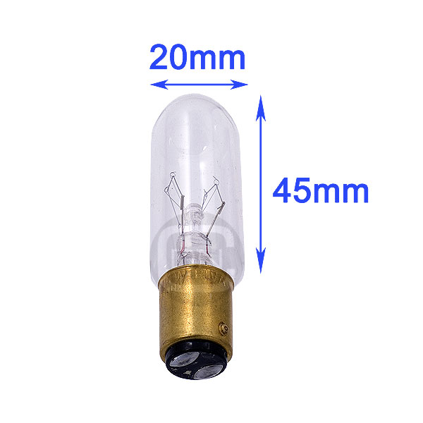 Glühlampe Steckfassung Pfaff 220V 15W