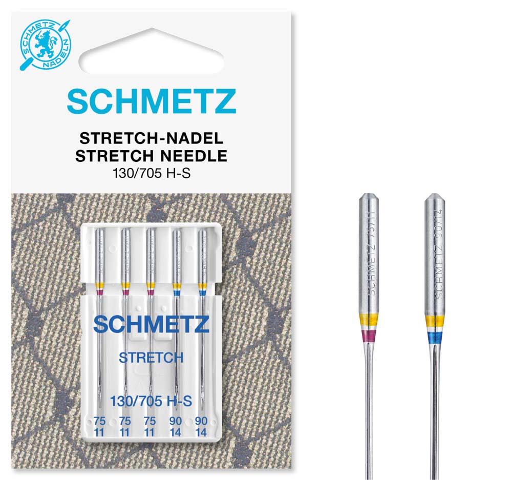 Stretch Nadel Sortiment Stärke 75 90, 5er Pack (Schmetz)