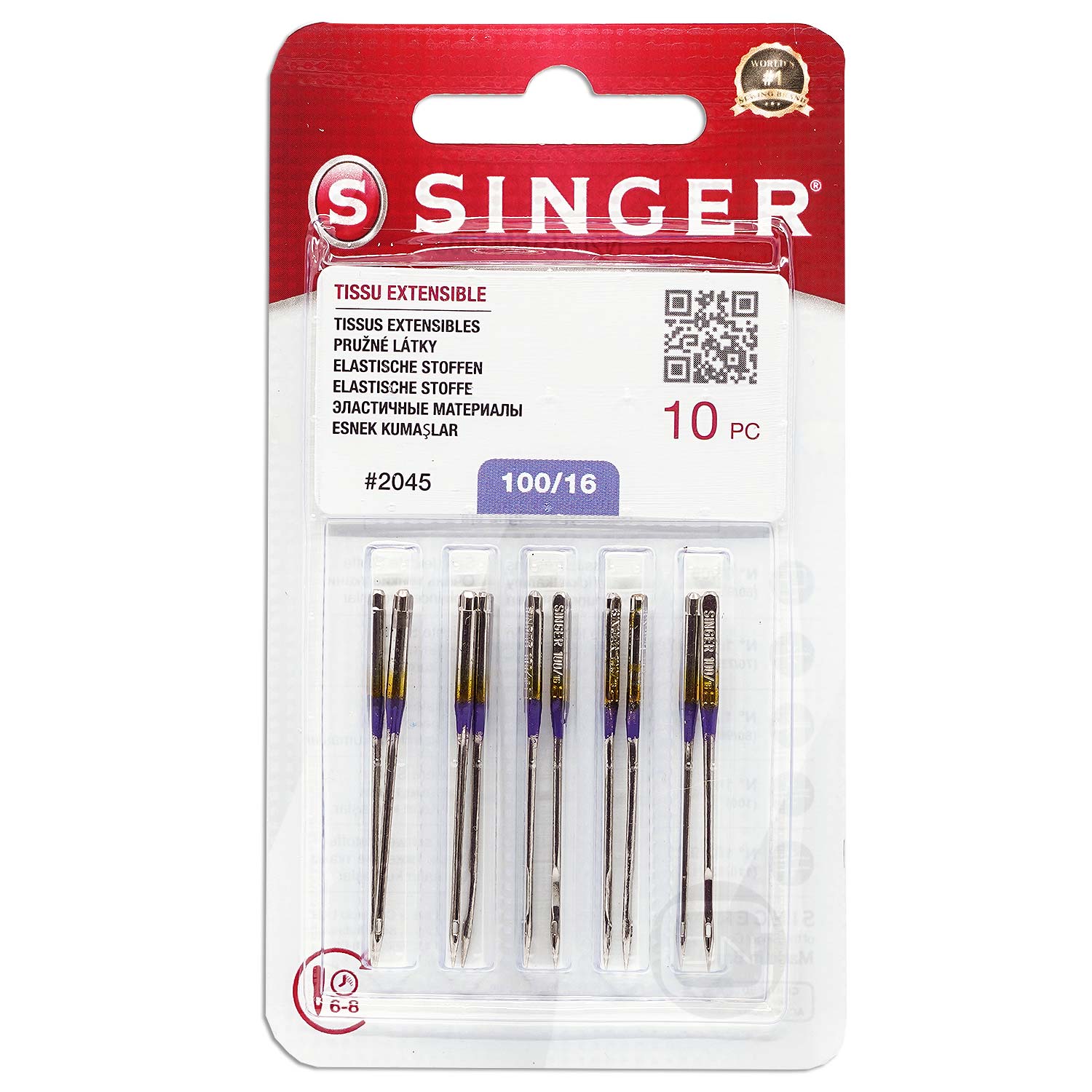 Stretch Nadel Stärke 100 10er Pack SINGER