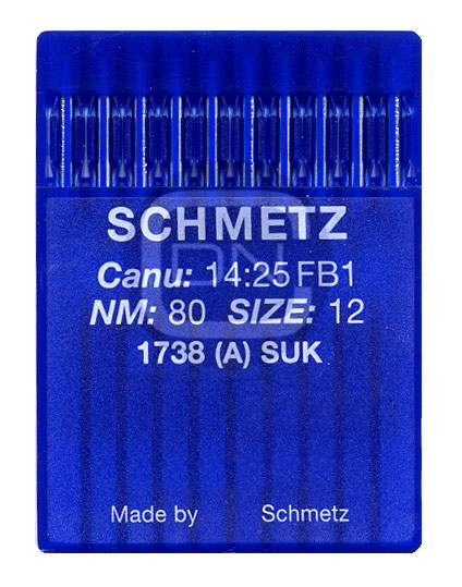 Nadel System 1738 (A) SUK, Stärke 80, 10er Pack - Schmetz