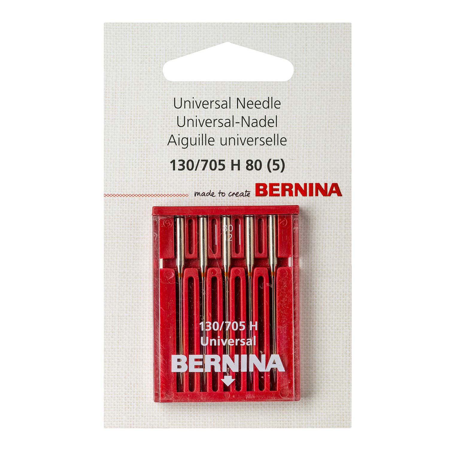 Universal Nadel Stärke 80 5er Pack Bernina