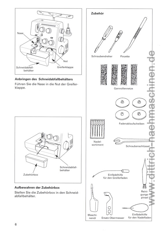 Anleitung Pfaff hobbylock 4752 