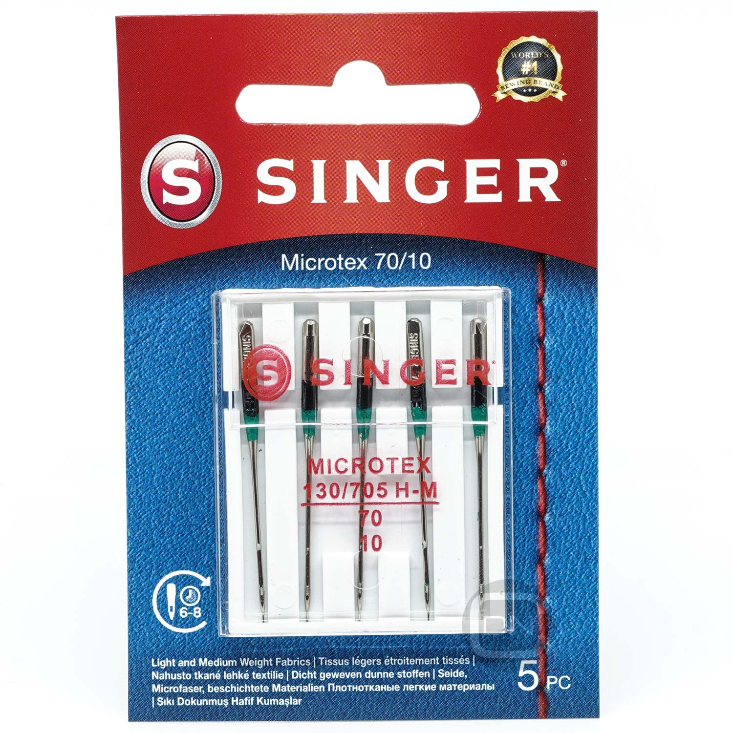 microtex_nadel_1707800 Microtex Nadel Stärke 70 5er Pack SINGER