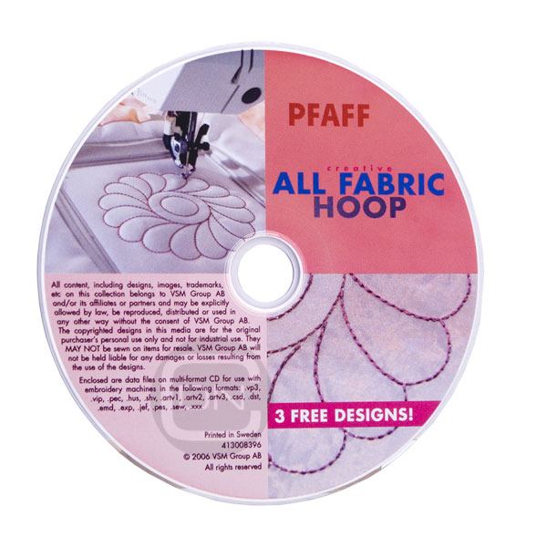 creative All fabric Hoop 130 x 130 mm Pfaff creative 2140 2144 2170 - ARCHIV