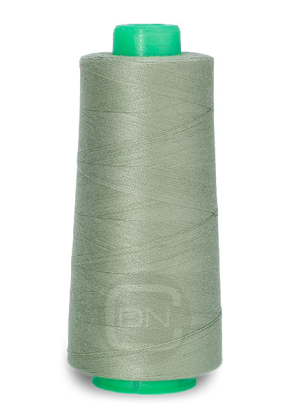 Overlockgarn 4x 2500m Farbe 907 graugrün 100% Polyester