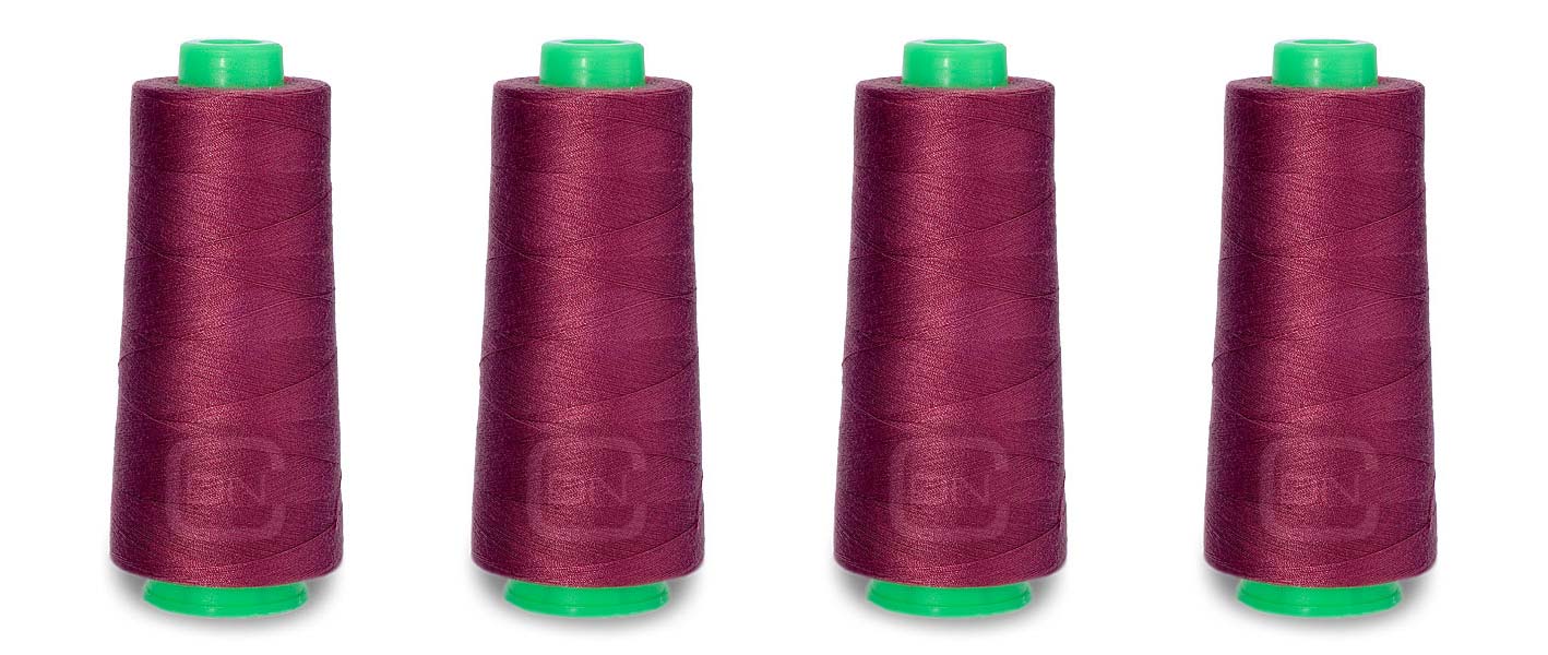 Overlockgarn 4x 2500m Farbe imperial 100% Polyester