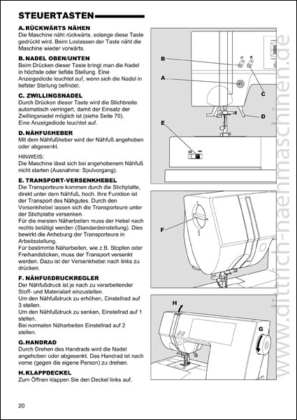 Anleitung SINGER Quantum 9920