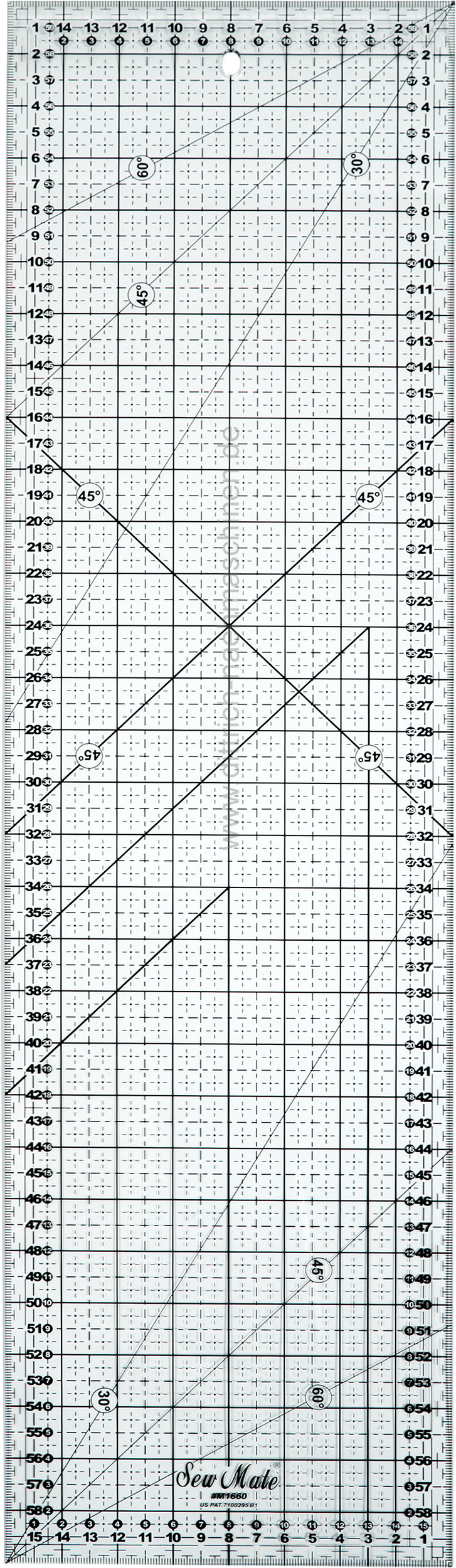 Patchwork Lineal 16 x 60 cm (Sew Mate)