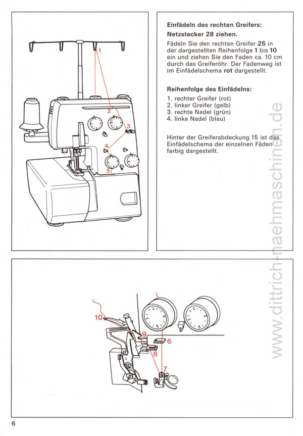 Anleitung Pfaff hobbylock 774 776