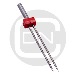 a88b33f77c308a711bb54125c0dbab71 Zwillingsnadel 2,0 mm Stick Stärke 75 (Schmetz)