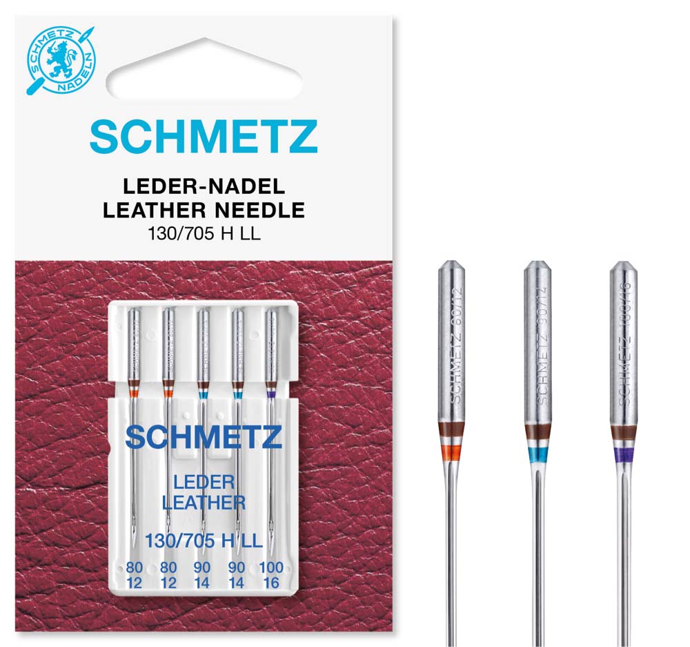 Ledernadel Sortiment Stärke 80 90 100 5er Pack Schmetz